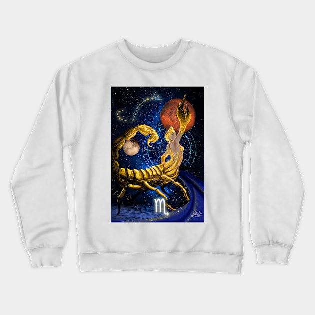 Scorpio Crewneck Sweatshirt by JonasEmanuel